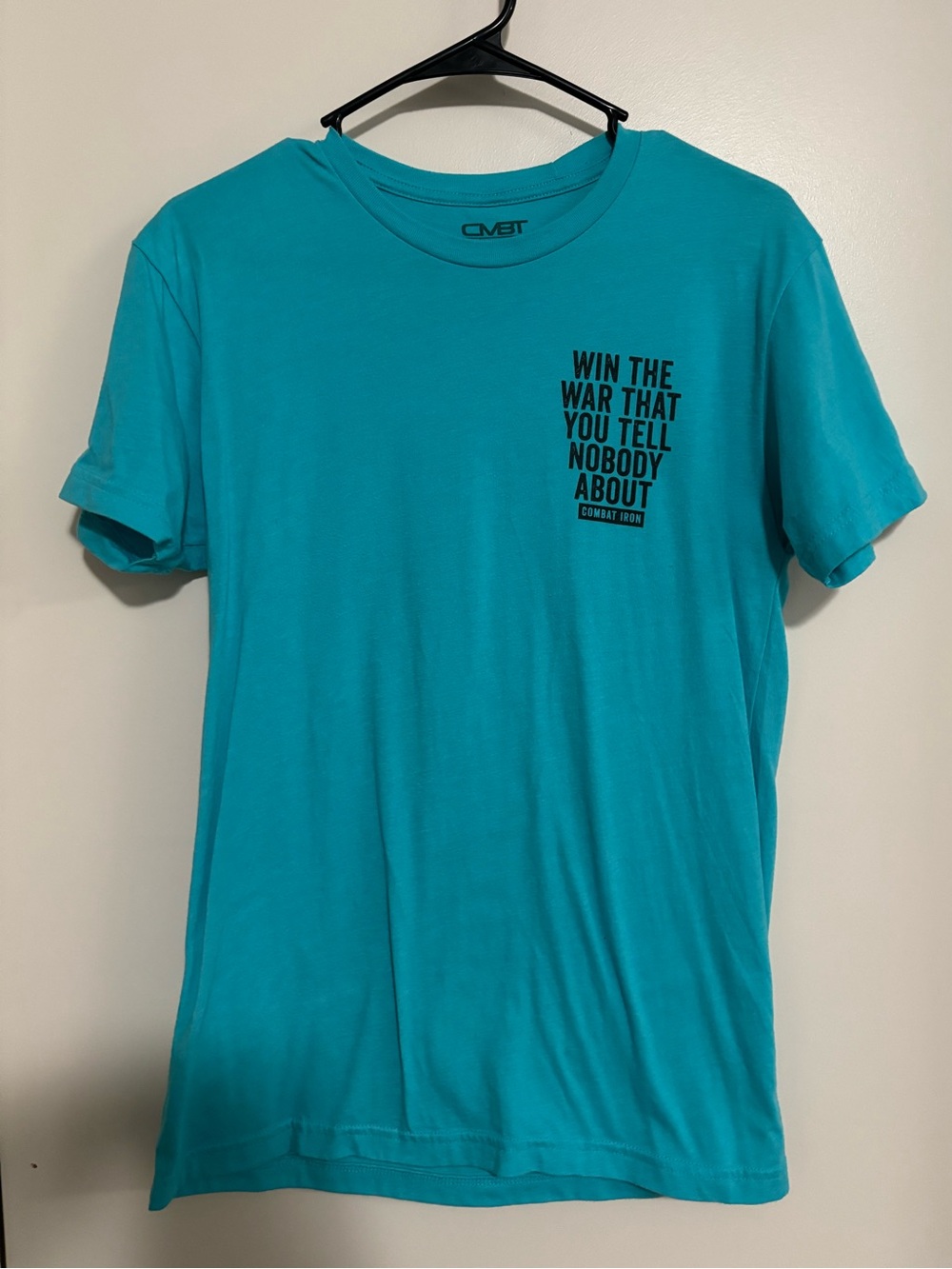 Combat Iron Apparel Teal blue T shirt